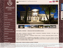 Tablet Screenshot of hotelapollo.pl